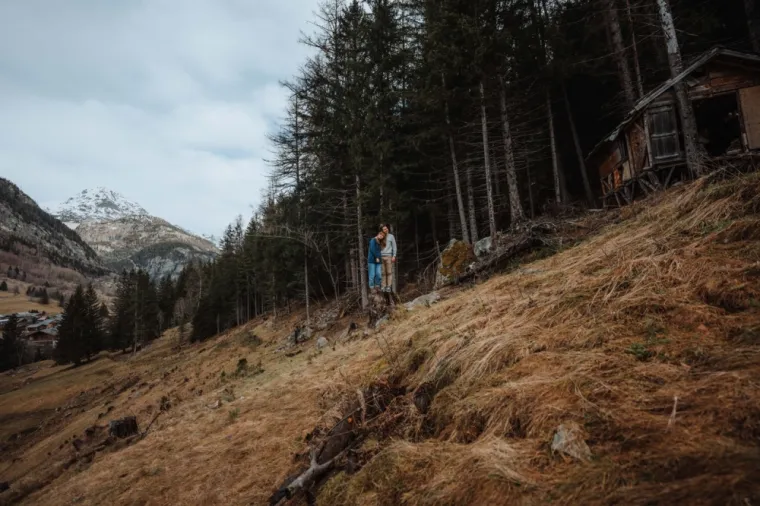 Séance photo pour couple à Chamonix-Mont-Blanc