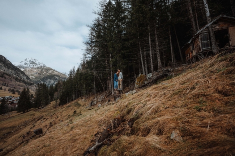 Séance photo pour couple à Chamonix-Mont-Blanc